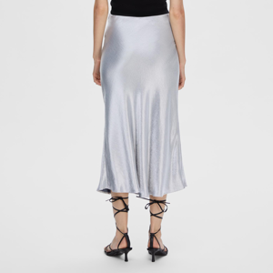 Selected Femme Silva Lena High Waisted Midi Skirt